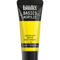 Farba akrylowa Basics Acrylic - Liquitex - 981, Fluorescent Yellow, 22 ml