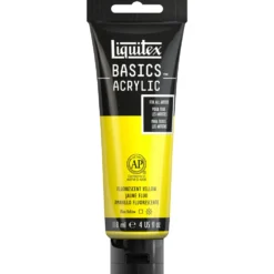 Farba akrylowa Basics Acrylic - Liquitex - 981, Fluorescent Yellow, 118 ml