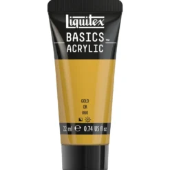 Farba akrylowa Basics Acrylic - Liquitex - 051, Gold, 22 ml