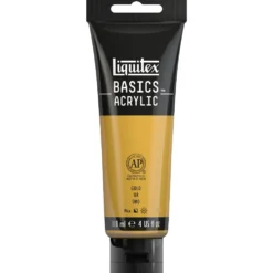 Farba akrylowa Basics Acrylic - Liquitex - 051, Gold, 118 ml