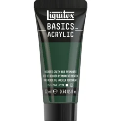 Farba akrylowa Basics Acrylic - Liquitex - 224, Hooker's Green Hue Permanent, 22 ml