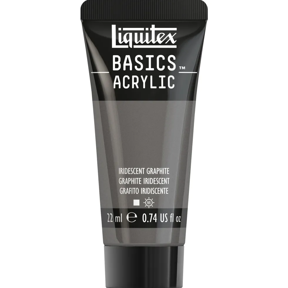 Farba akrylowa Basics Acrylic - Liquitex - 049, Iridescent Graphite, 22 ml