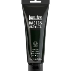Farba akrylowa Basics Acrylic - Liquitex - Ivory Black, 250 ml