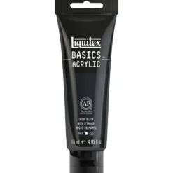 Farba akrylowa Basics Acrylic - Liquitex - 244, Ivory Black, 118 ml