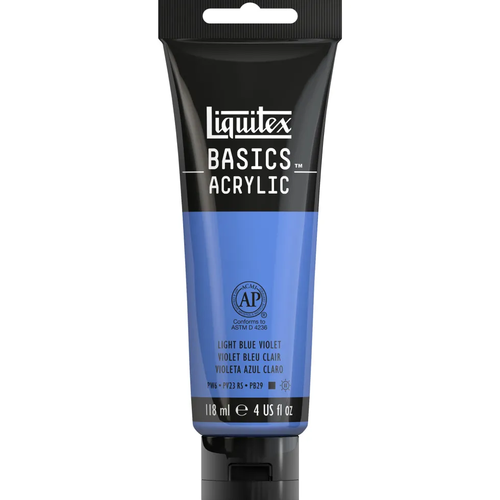 Farba akrylowa Basics Acrylic - Liquitex - 680, Light Blue Violet, 118 ml