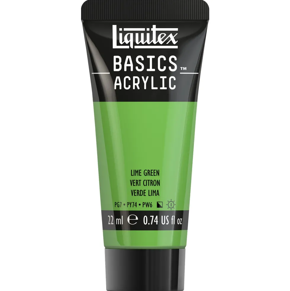 Farba akrylowa Basics Acrylic - Liquitex - 222, Lime Green, 22 ml