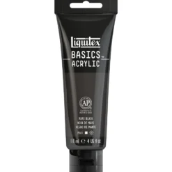 Farba akrylowa Basics Acrylic - Liquitex - 276, Mars Black, 118 ml