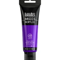 Farba akrylowa Basics Acrylic - Liquitex - 340, Metallic Purple, 118 ml