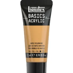 Farba akrylowa Basics Acrylic - Liquitex - 601, Naples Yellow Hue, 22 ml