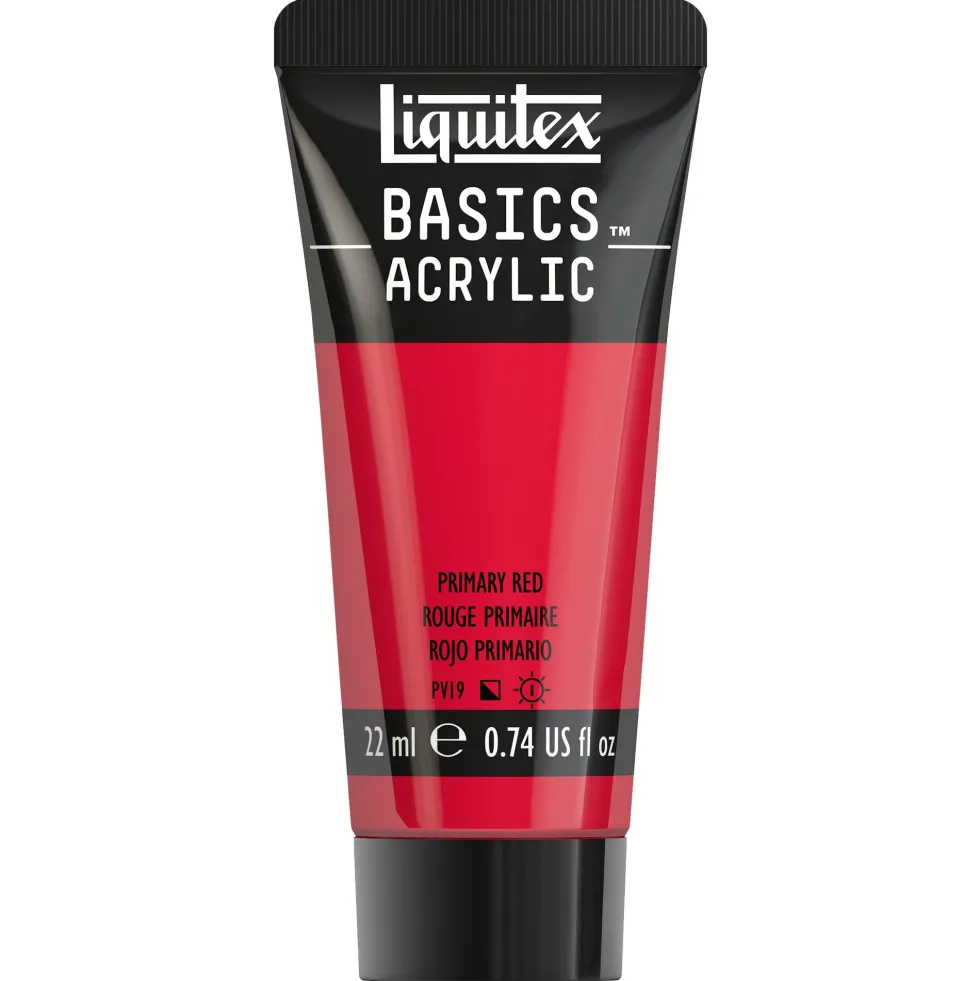 Farba akrylowa Basics Acrylic - Liquitex - 415, Primary Red, 22 ml