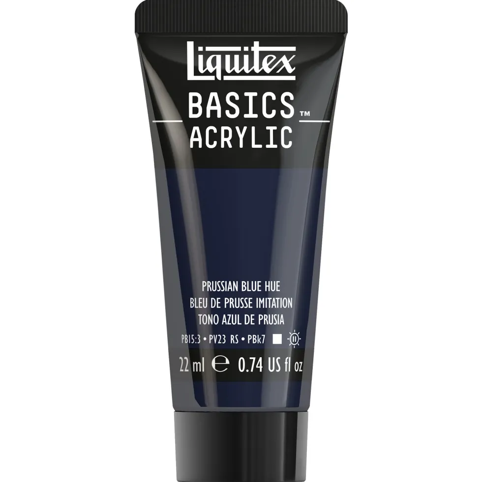 Farba akrylowa Basics Acrylic - Liquitex - 320, Prussian Blue Hue, 22 ml