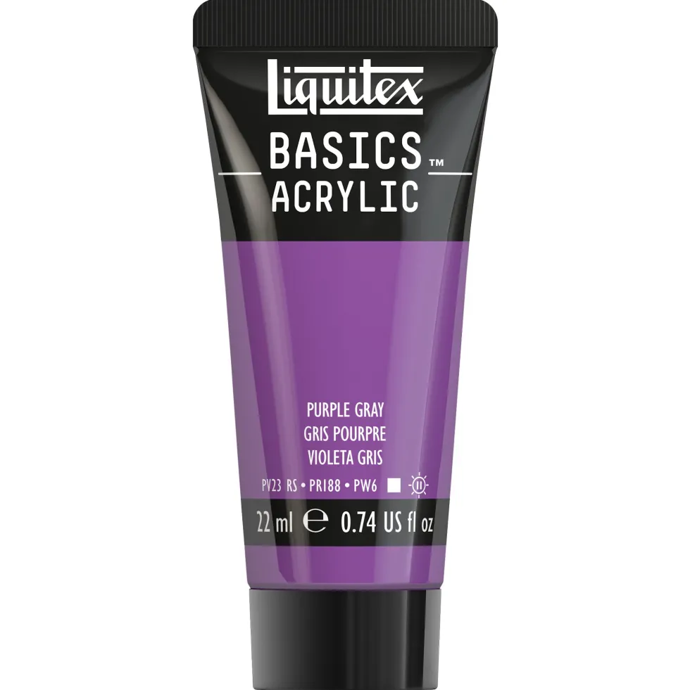 Farba akrylowa Basics Acrylic - Liquitex - 263, Purple Gray, 22 ml