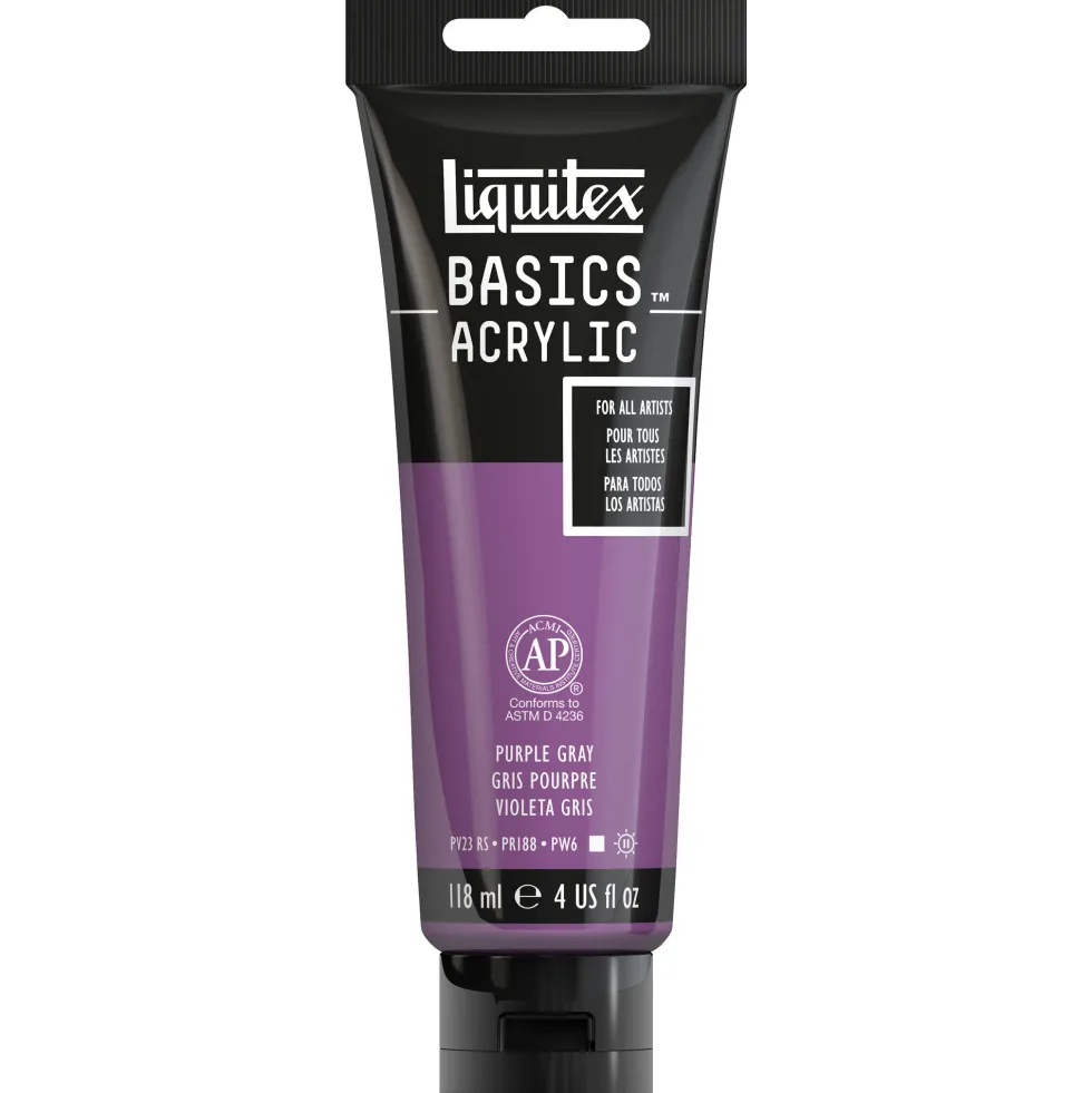 Farba akrylowa Basics Acrylic - Liquitex - 263, Purple Gray, 118 ml