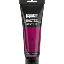 Farba akrylowa Basics Acrylic - Liquitex - Quinacridone Magenta, 250 ml