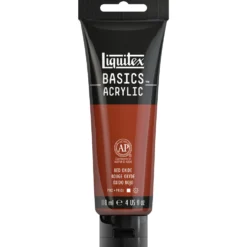 Farba akrylowa Basics Acrylic - Liquitex - 335, Red Oxide, 118 ml
