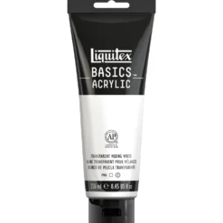 Farba akrylowa Basics Acrylic - Liquitex - Transparent Mixing White, 250 ml