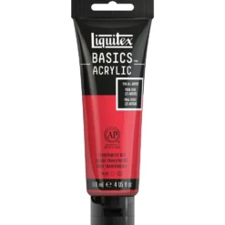 Farba akrylowa Basics Acrylic - Liquitex - 047, Transparent Red, 118 ml
