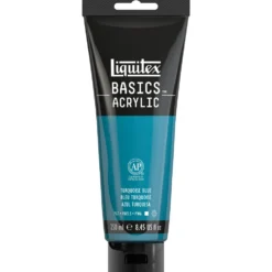 Farba akrylowa Basics Acrylic - Liquitex - Turquoise Blue, 250 ml