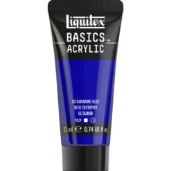 Farba akrylowa Basics Acrylic - Liquitex - 380, Ultramarine Blue, 22 ml