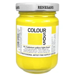 Farba akrylowa Colours - Renesans - 05, cadmium yellow light hue, 125 ml