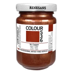 Farba akrylowa Colours - Renesans - 36, copper, 125 ml