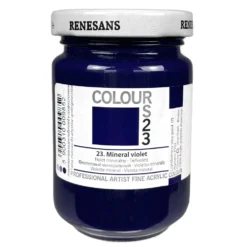 Farba akrylowa Colours - Renesans - 23, mineral violet, 125 ml