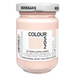 Farba akrylowa Colours - Renesans - 02, Naples yellow reddish, 125 ml