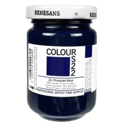 Farba akrylowa Colours - Renesans - 22, Prussian blue, 125 ml