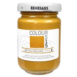 Farba akrylowa Colours - Renesans - 15, raw sienna, 125 ml