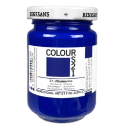 Farba akrylowa Colours - Renesans - 21, ultramarine, 125 ml