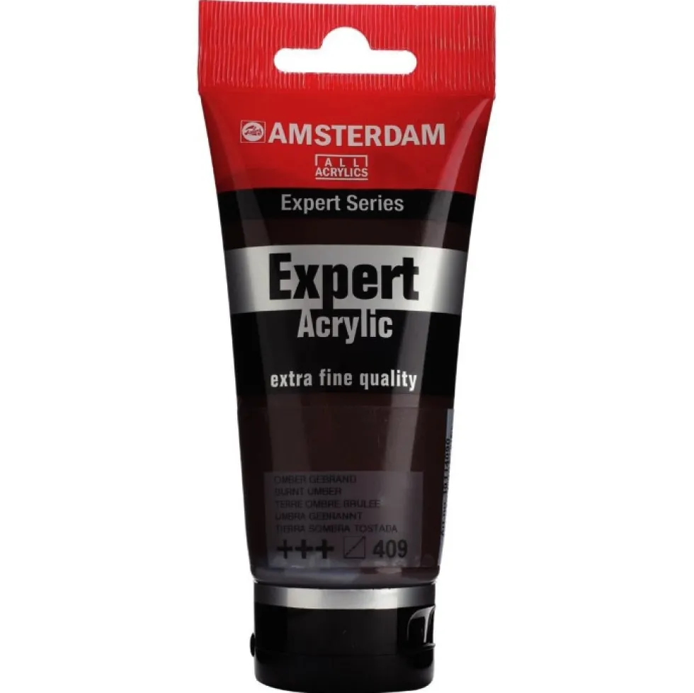 Farba akrylowa Expert - Amsterdam - 409, Burnt Umber, 75 ml