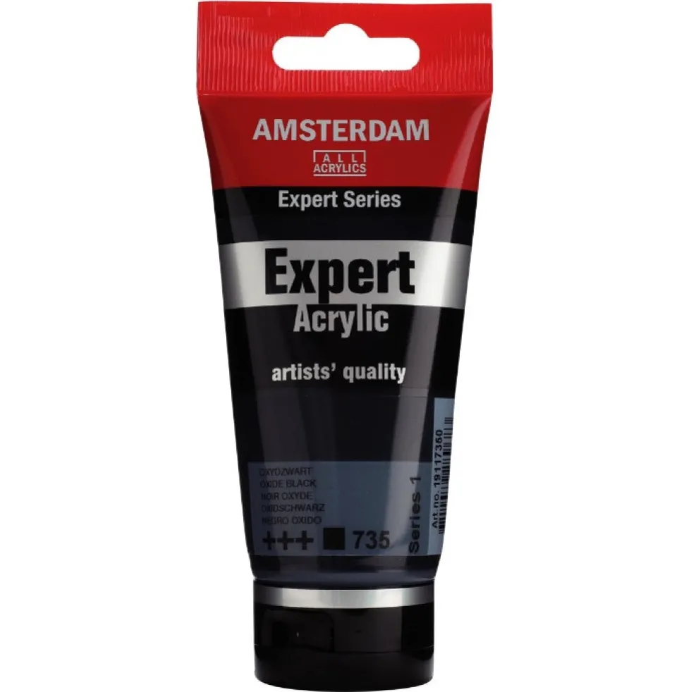 Farba akrylowa Expert - Amsterdam - 735, Oxide Black, 75 ml
