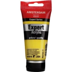 Farba akrylowa Expert - Amsterdam - 254, Permanent Lemon Yellow, 75 ml