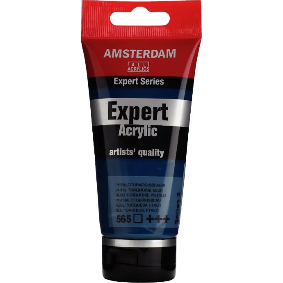 Farba akrylowa Expert - Amsterdam - 565, Phthalo Turquoise Blue, 75 ml