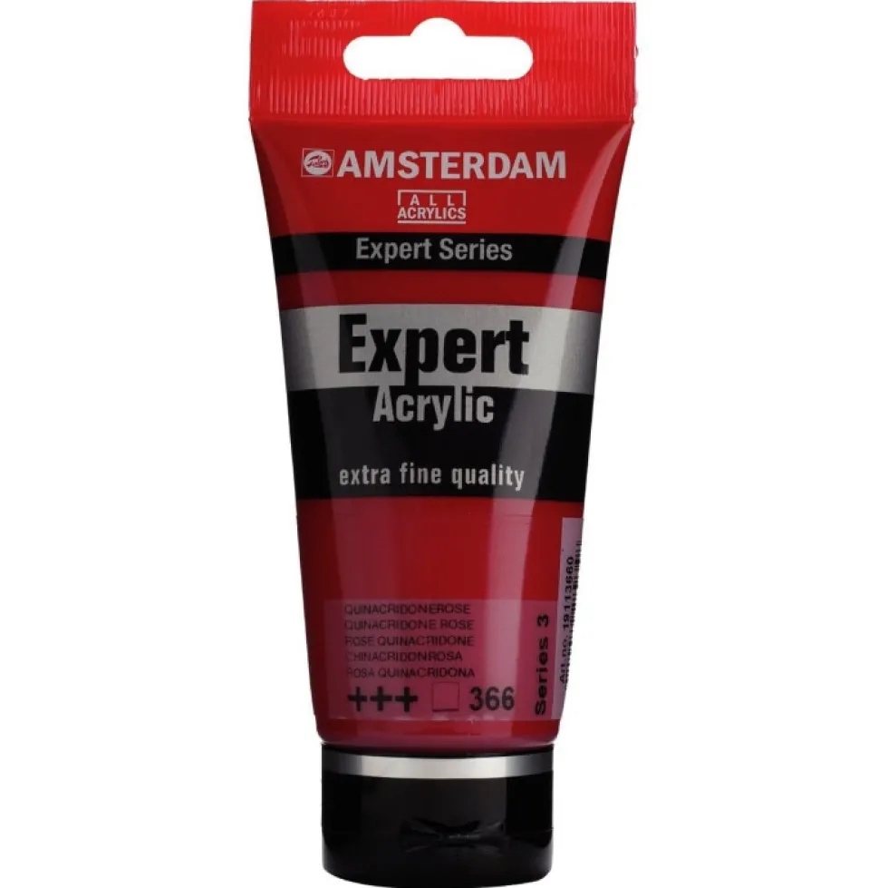 Farba akrylowa Expert - Amsterdam - 366, Quinacridone Rose, 75 ml