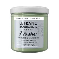 Farba akrylowa Flashe - Lefranc & Bourgeois - Green Earth Iridescent, 125 ml