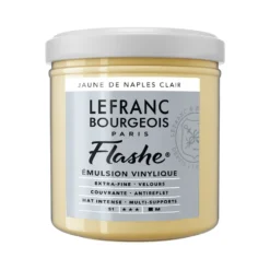 Farba akrylowa Flashe - Lefranc & Bourgeois - Naples Yellow Light, 125 ml