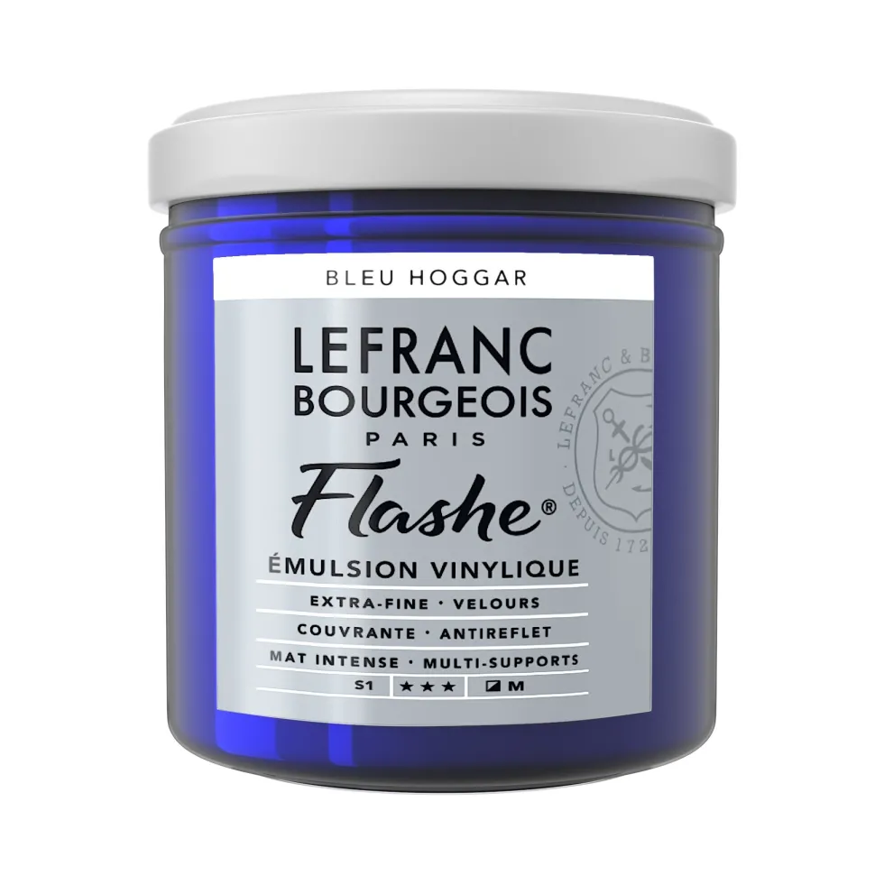 Farba akrylowa Flashe - Lefranc & Bourgeois - Phthalocyanine Blue, 125 ml