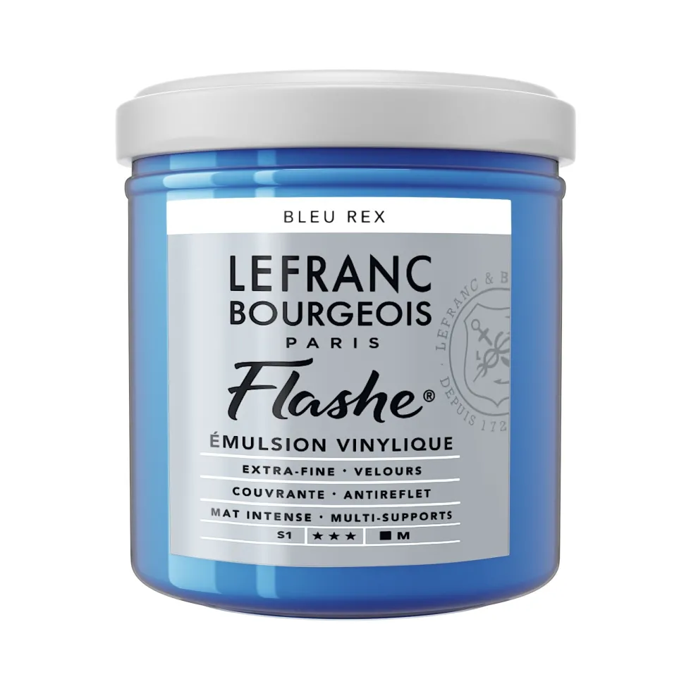 Farba akrylowa Flashe - Lefranc & Bourgeois - Royal Blue, 125 ml