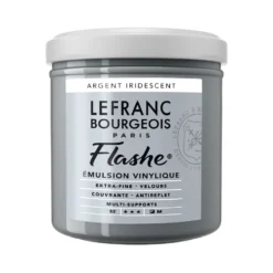 Farba akrylowa Flashe - Lefranc & Bourgeois - Silver Iridescent, 125 ml