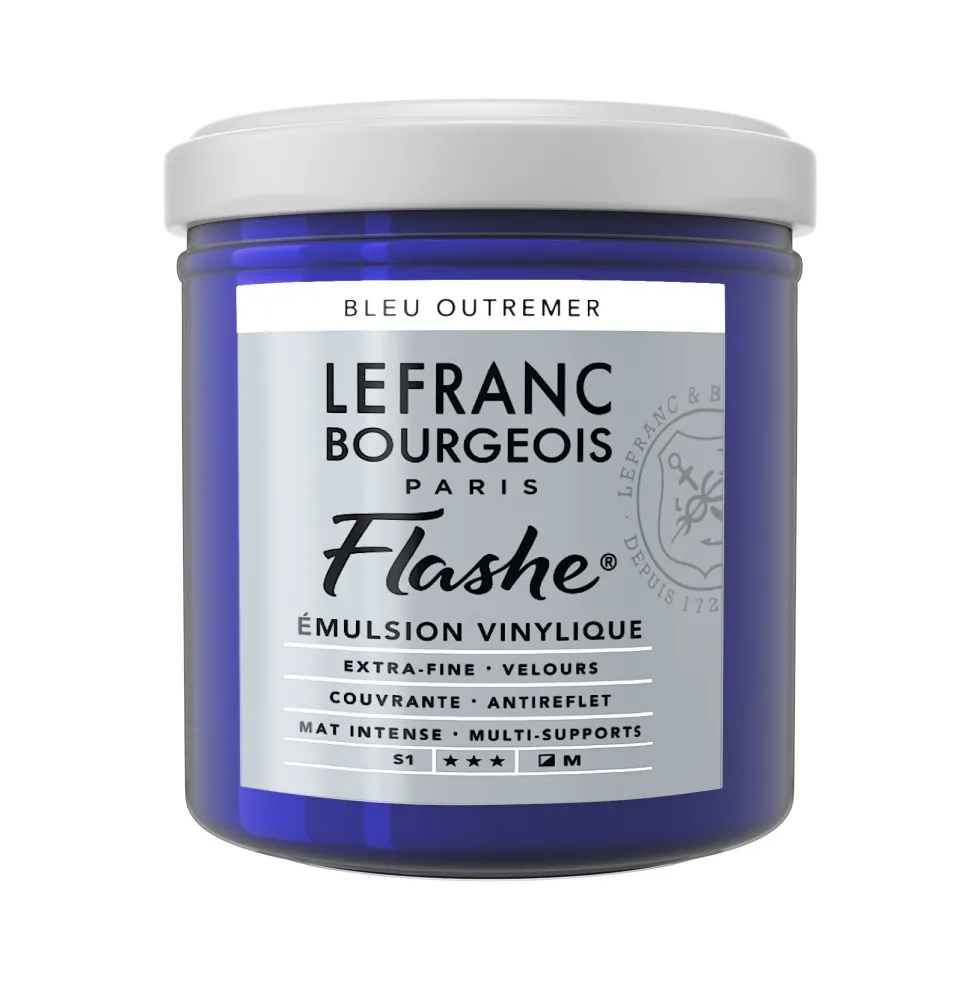 Farba akrylowa Flashe - Lefranc & Bourgeois - Ultramarine, 125 ml