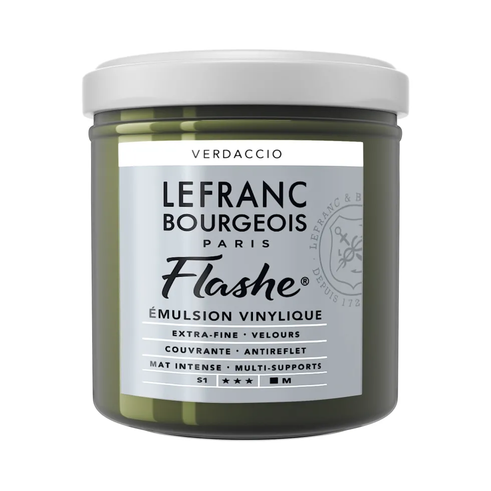 Farba akrylowa Flashe - Lefranc & Bourgeois - Verdaccio, 125 ml