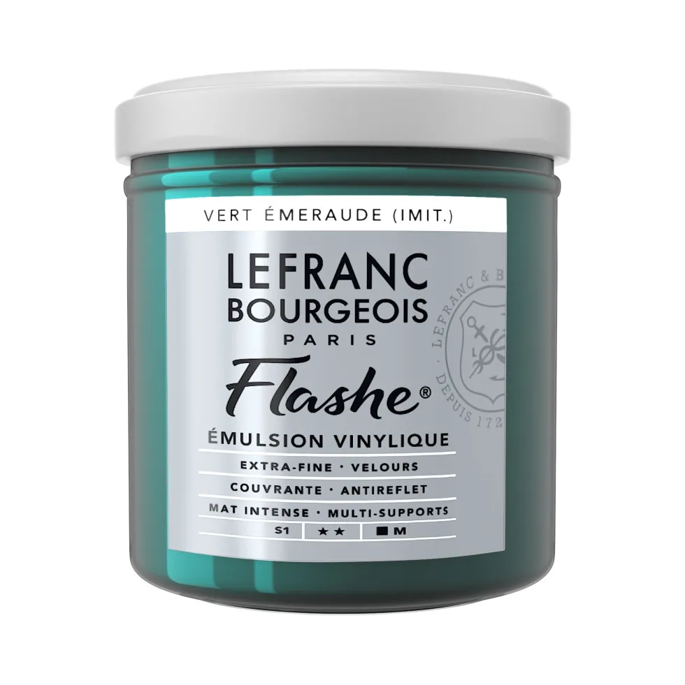 Farba akrylowa Flashe - Lefranc & Bourgeois - Viridian Hue, 125 ml