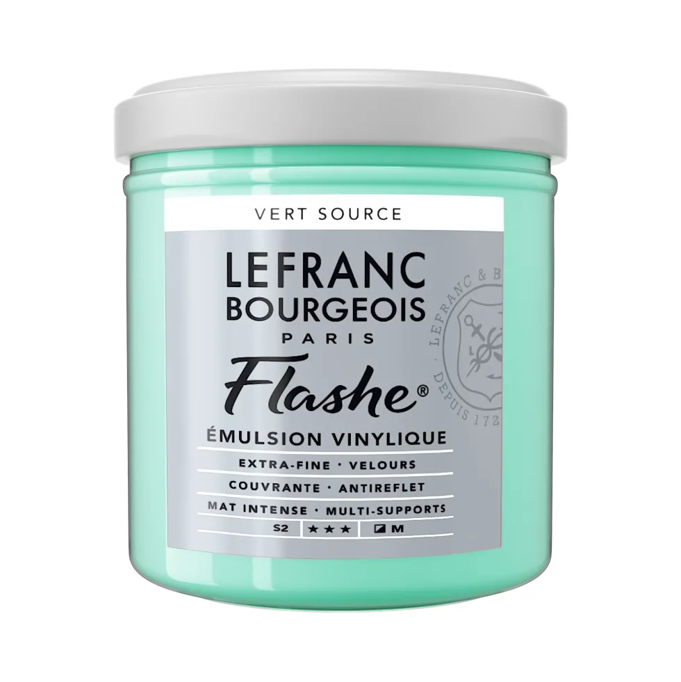 Farba akrylowa Flashe - Lefranc & Bourgeois - Water Green, 125 ml