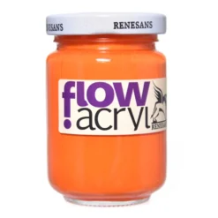 Farba akrylowa Flow Acryl - Renesans - 07, orange yellow,125 ml