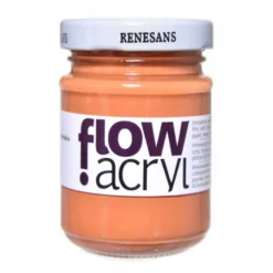 Farba akrylowa Flow Acryl - Renesans - 10, raw sienna, 125 ml