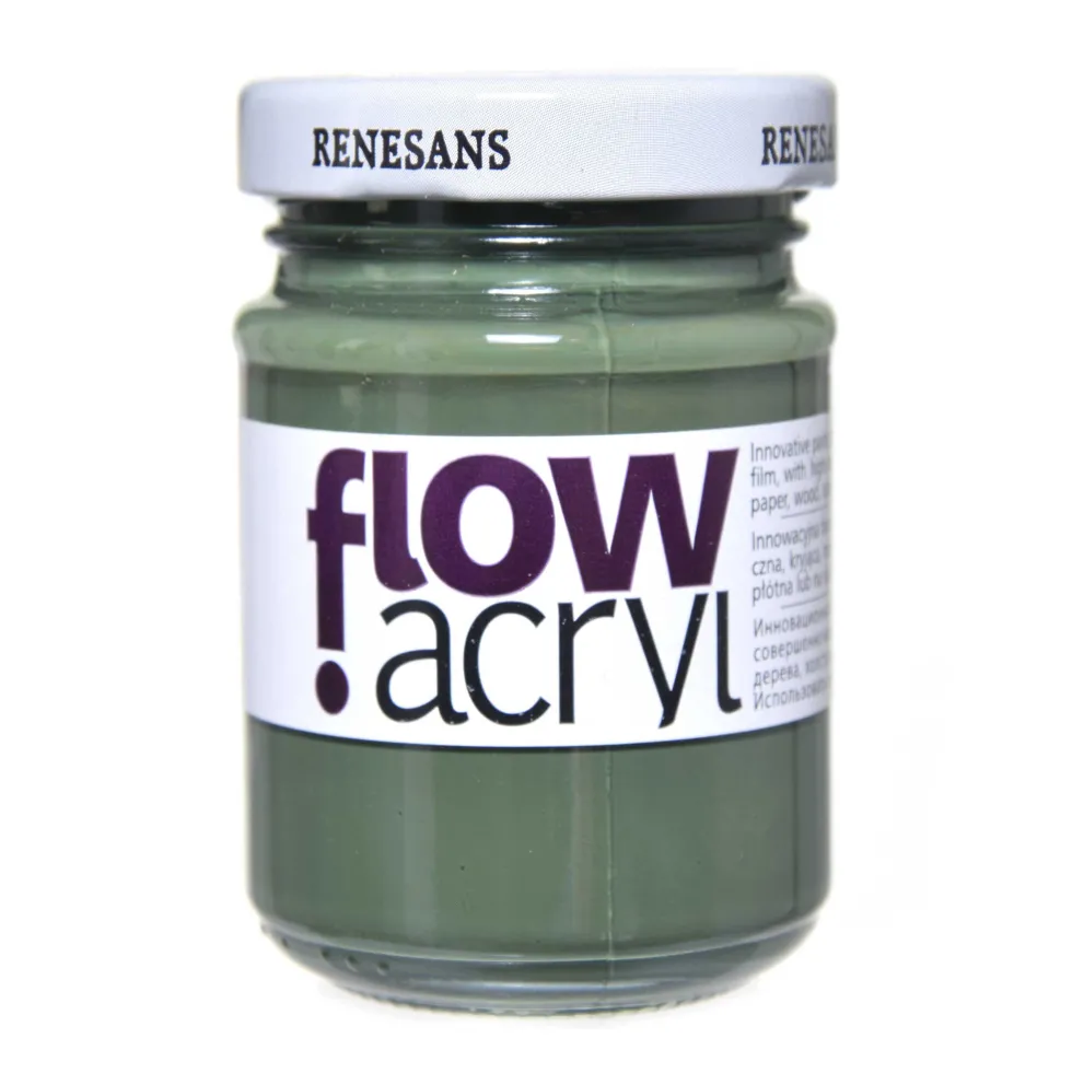 Farba akrylowa Flow Acryl - Renesans - 18, verdaccio green, 125 ml