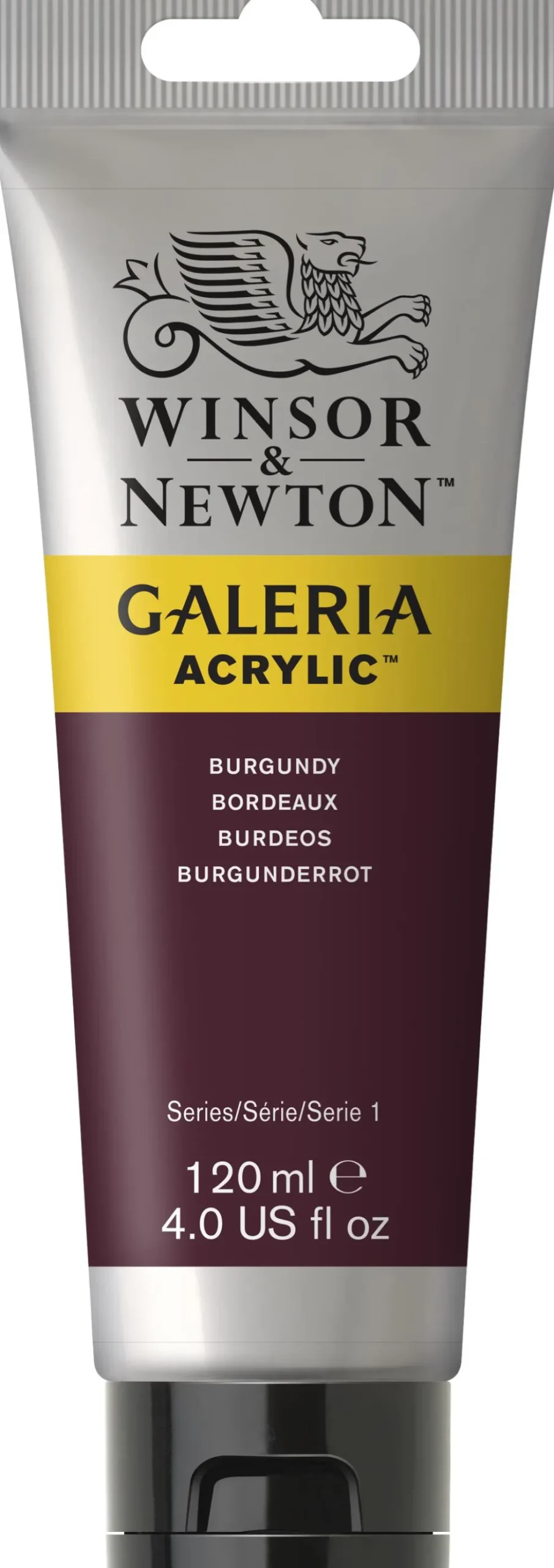 Farba akrylowa Galeria - Winsor & Newton - Burgundy, 120 ml