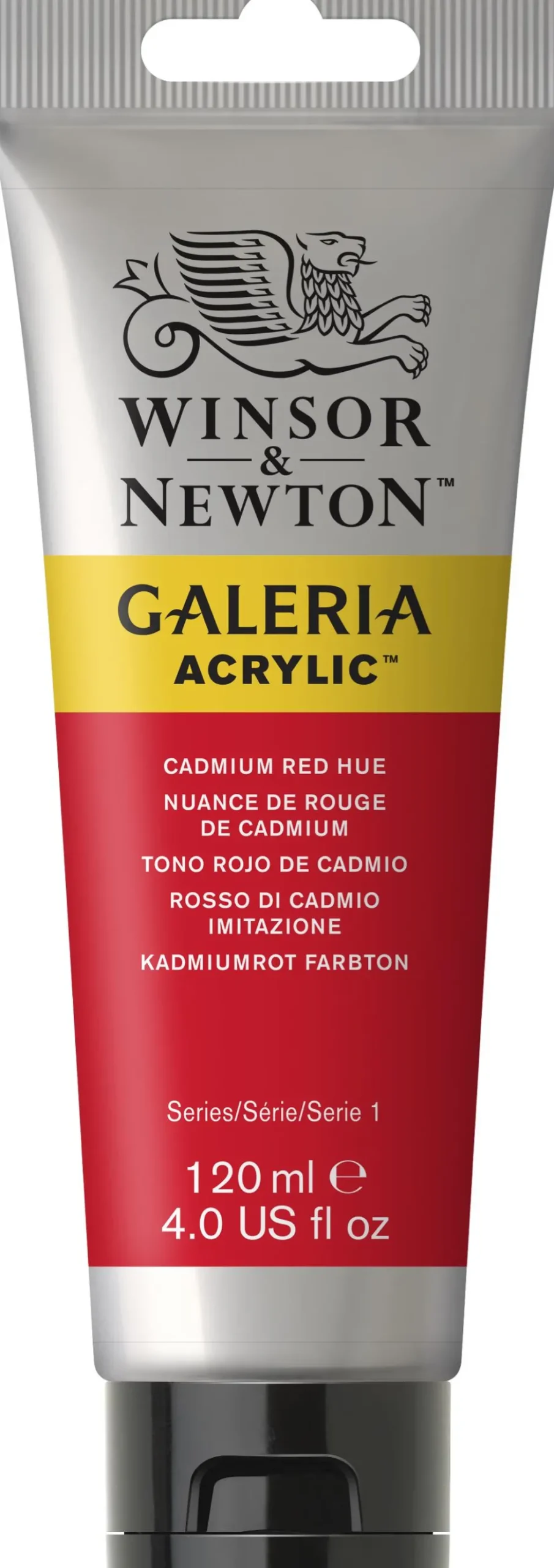 Farba akrylowa Galeria - Winsor & Newton - Cadmium Red Hue, 120 ml