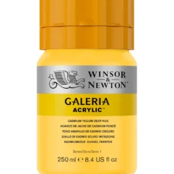 Farba akrylowa Galeria - Winsor & Newton - 115, Cadmium Yellow Deep Hue, 250 ml
